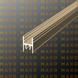 Профиль горизонтальный верхний MS210 Золото браш (A39)